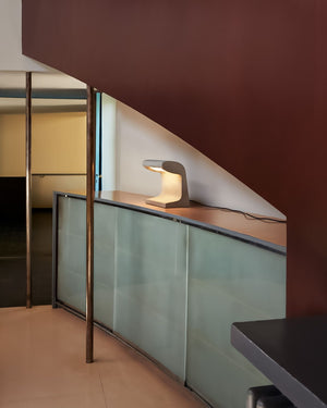 Scroll Concrete Table Lamp | Borne Beton Petite