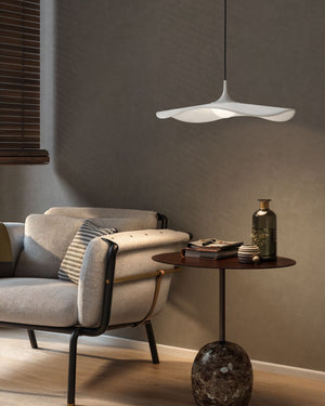 Simple Grooved Wave Pendant Light