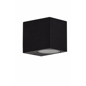 Square Surface Mounted Wall Light | Black