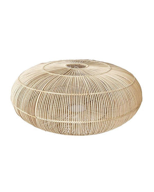 Organic Rattan Weave Pendant Light