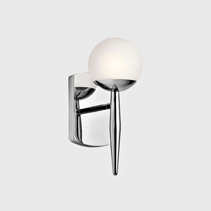 Tapered Polished Chrome Wall Light