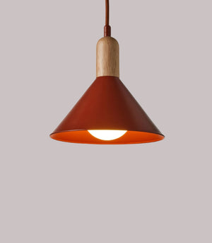 Terracotta Handmade Conical Pendant | Lighting Collective