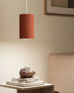 Textured Cylindrical Pendant Light | Terra