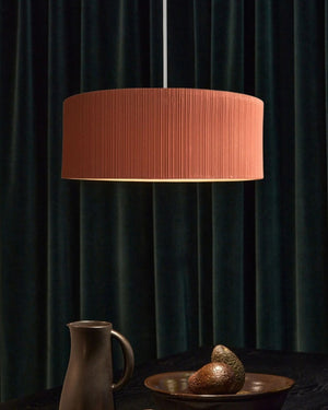 Textured Wide Shade Pendant Light | Terra