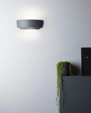 Tiered Plaster Wall Sconce 
