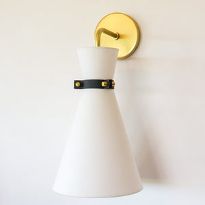 Timeless Conical Wall Light Brass