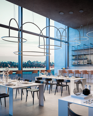 U Hoop Pendant Light