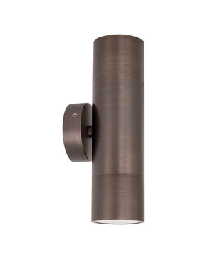 Up & Down Pillar Light | Antique Brass | TRIColour | SALE