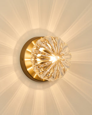 Urchin Wall Sconce Large Clear 