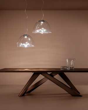 Venetian Glass Dome Pendant Light