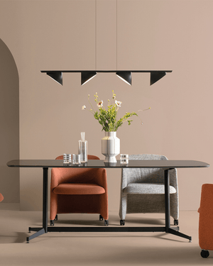 Abstract 4 Light Linear Pendant - Lighting Collective