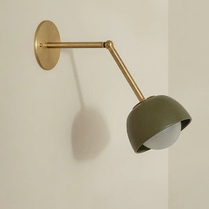 Ceramic Dome Extended Wall Light | Terra 0