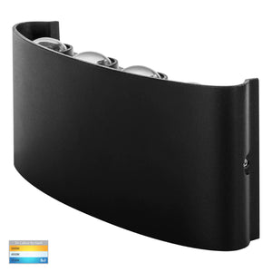 Curved Rectangular Aluminium Wall Light | Assorted Finish | TRIColour