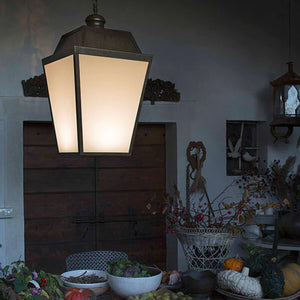 Pre Aged Brass Exterior Lantern Pendant