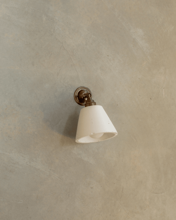 Bone White / Antique Brass