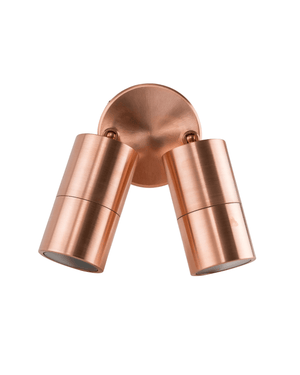 Adjustable Double Cylindrical Spot Light | Copper | TRIColour-Wall Lights-Lighting Collective