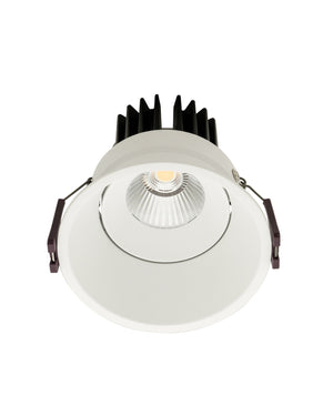 Adjustable White Aluminium Downlight - Lighting Collective