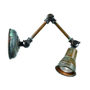 Aged Brass Adjustable Wall Light | SALE - Lighting Collective