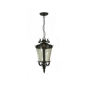 Antique Bronze Exterior Pendant Light | Chain | Lighting Collective