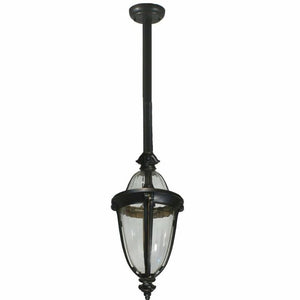 Antique Bronze Rod Exterior Pendant Traditional Style - Lighting Collective