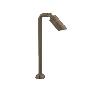 Hydra Adjustable Pathlight | Aged Brass