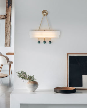 Art Series | Etched Opal Glass Wall Light - Lighting Collective