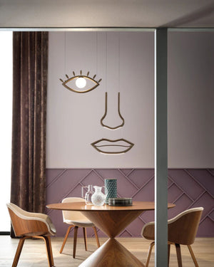 Art Series Face Pendants - Lighting Collective
