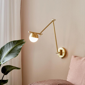 Artistic Adjustable Wall Light | Brass | Lighting Collective