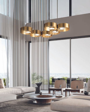 Artistic Gold Linear Pendant - Lighting Collective
