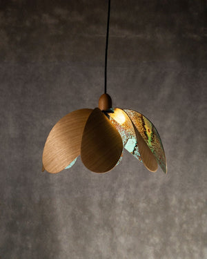 Australian Timber Propeller Pendant | Copper Patina - Lighting Collective