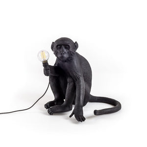 Black Monkey Sitting Lamp | Lighting Collective