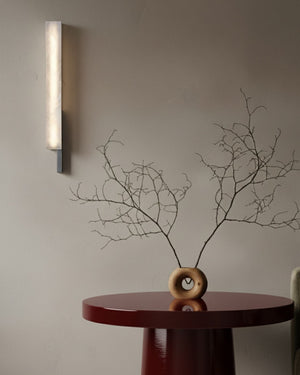 Bloc Wall Sconce | Alabaster | Left