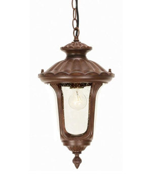 Bronze Exterior Chain Pendant Light-Lighting Collective