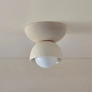 Ceramic Bowl Ceiling Light | Terra 0