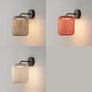 Exterior Mediterranean Woven Wall Light