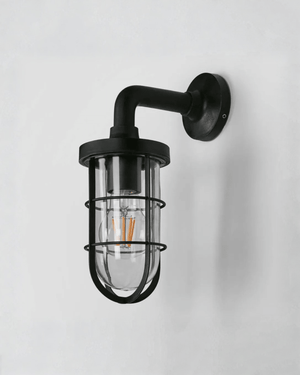 Caged Matte Black Wall Sconce - Lighting Collective