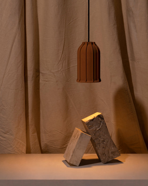 Brown Earth U Pendant pendant light