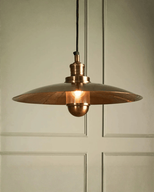 Cast Metal Disc Pendant - Lighting Collective