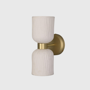 Ceramic Cylindrical Double Wall Light | Lighting Collective