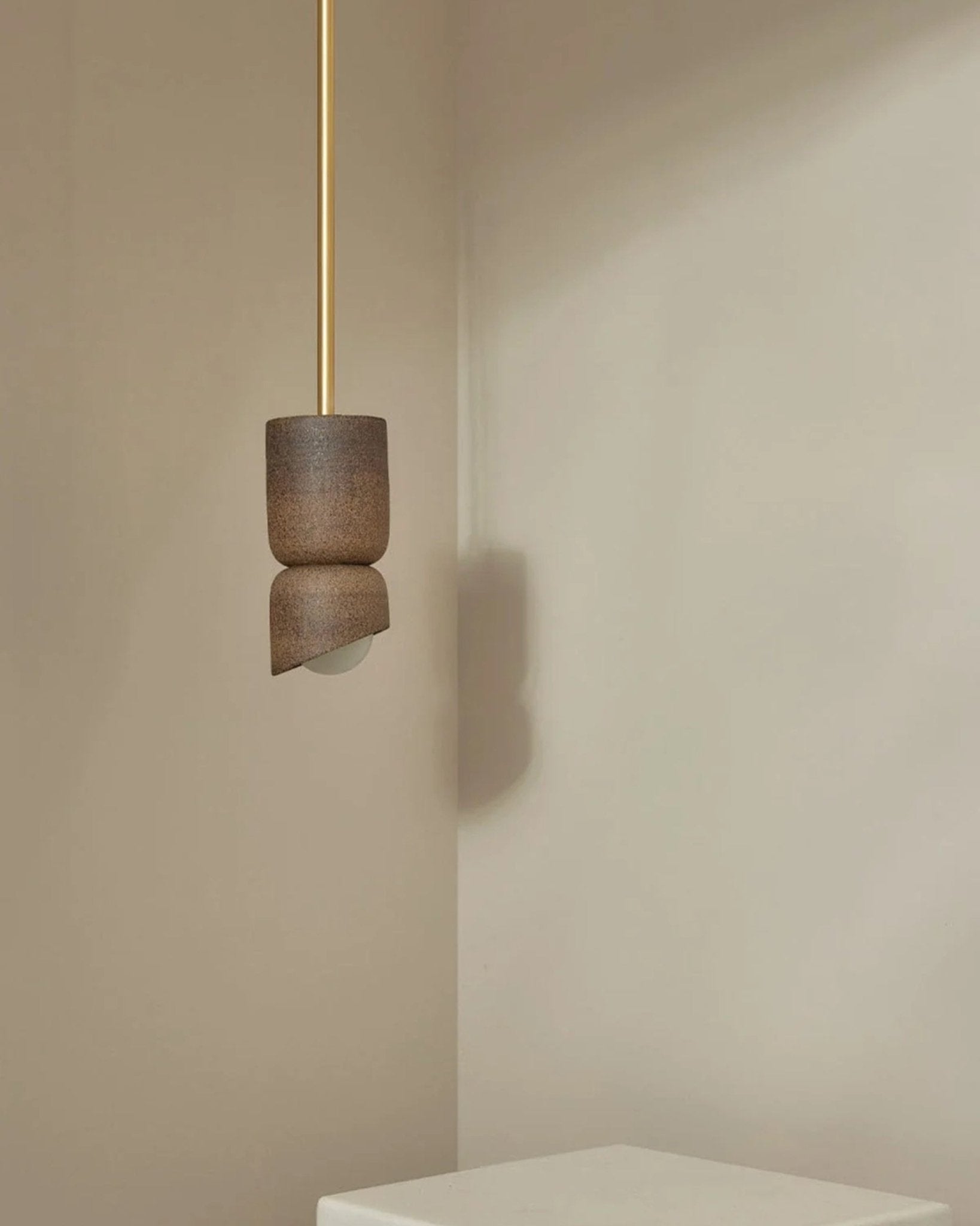 Ceramic Cylindrical Rod Pendant | Terra 1.5 | Lighting Collective