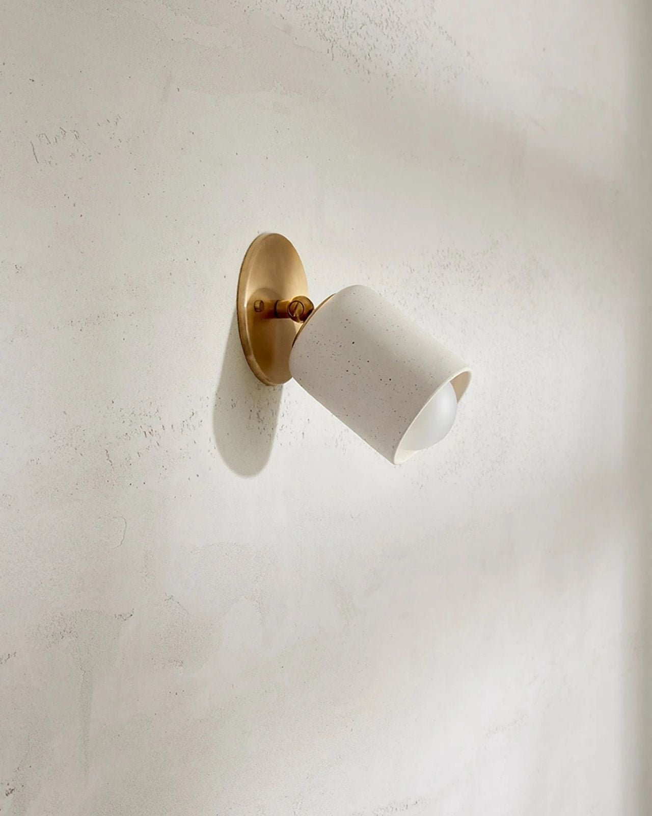 Ceramic Short Extended Wall Light | Terra 1 | Lighting Collective