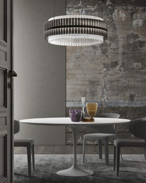 Circular Glass Quadrihedrons Pendant - Lighting Collective