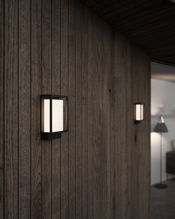 Contemporary Frosted Square Lantern