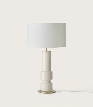 Contemporary Glass Table Lamp | Assorted Finishes-Lighting Collective