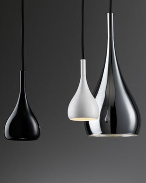 Contemporary Metal Drop Pendant | Assorted Finishes - Lighting Collective