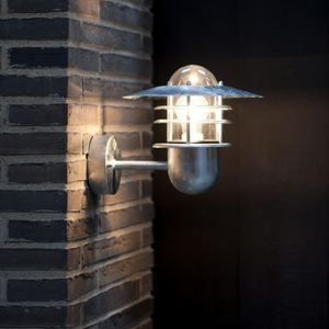 Contemporary Steel Wall Light with Sensor | Lighting Collective