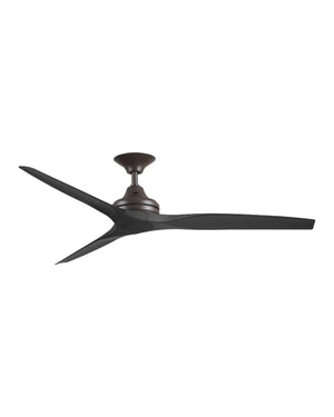 Contoured Blades Ceiling Fan with Bronze Motor | Spitfire AC | ThreeSixty - Lighting Collective