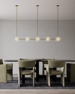 Coral 10lt Linear Rod Pendant-Lighting Collective