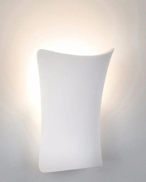 Curved Plaster Wall Light-Wall Lights-Lighting Collective