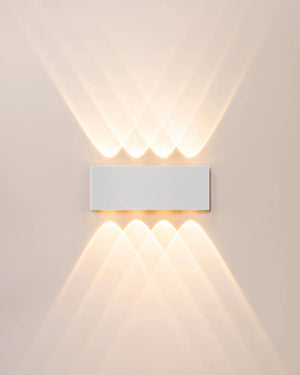 Curved Rectangular Aluminium Wall Light | Assorted Finish | TRIColour-Wall Lights-Lighting Collective
